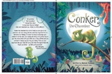 Conker the chameleon -  (Paperback) 16-07-2021 Winner of Junior Design award (Bronze) 2021. Commended for good toy guide recommended 2021.