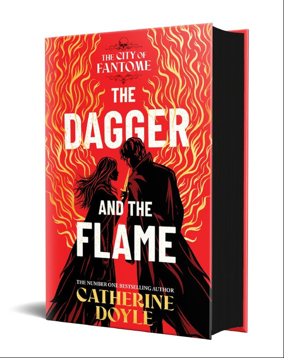 The City of Fantome 1 The Dagger and the Flame - (Pre Order) Signed Independent Edition with Sprayed Edge - Catherine Doyle (Hardback) 26-09-2024