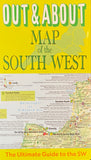 OUT & ABOUT MAP of the SOUTH WEST: The Ultimate Guide to the SW - OUT & ABOUT MAPS LIMITED (Sheet map, folded) 27-10-2023