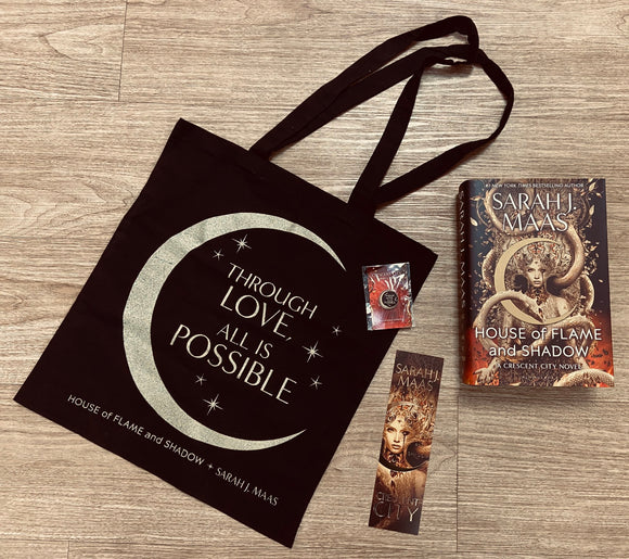 Crescent City  House of Flame and Shadow - with tote bag and pin - Sarah J. Maas (Hardback) 30-01-2024