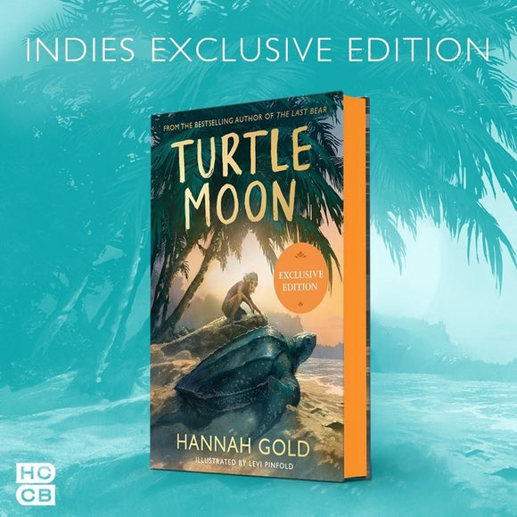 Turtle Moon - (Pre Order) Independent Edition with Sprayed Edges - Hannah Gold; Levi Pinfold (Hardback) 26-09-2024