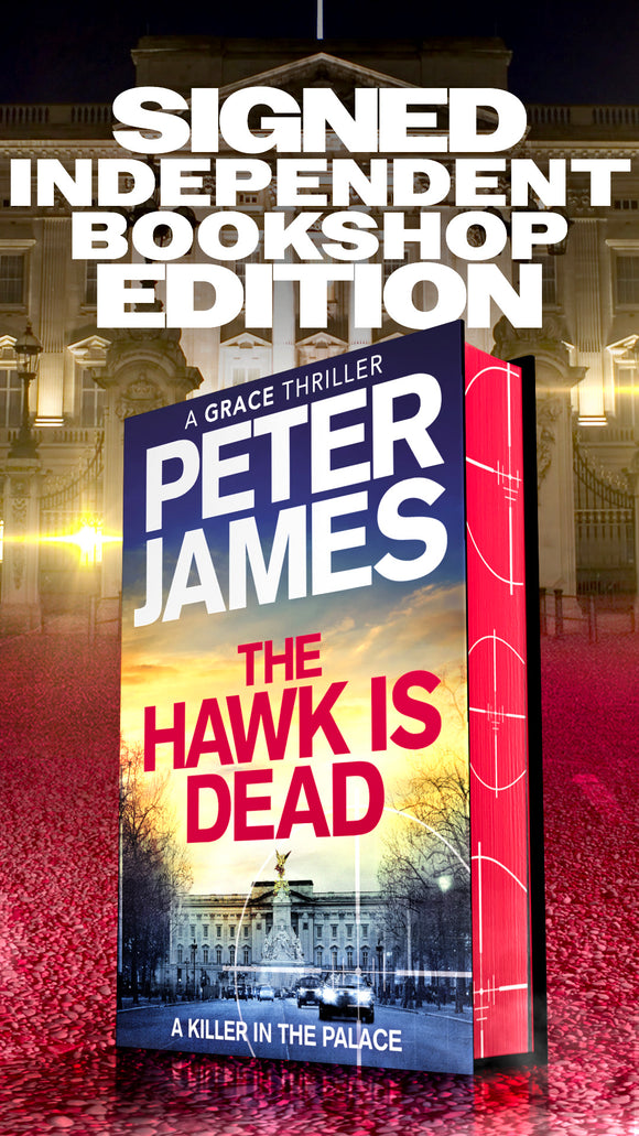 The Hawk Is Dead - Signed Independent Edition with sprayed edge - Peter James (Hardback) 21-10-2025