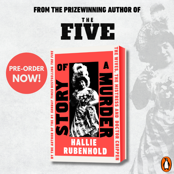 Story of a Murder - Signed Independent Edition with cutout cover, sprayed edge and tote bag - Hallie Rubenhold (Hardback) 27-03-2025