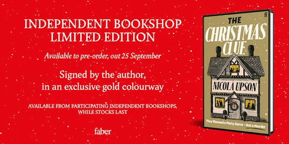 The Christmas Clue - Signed Independent Edition with different coloured jacket - Nicola Upson (Hardback) 25-09-2025