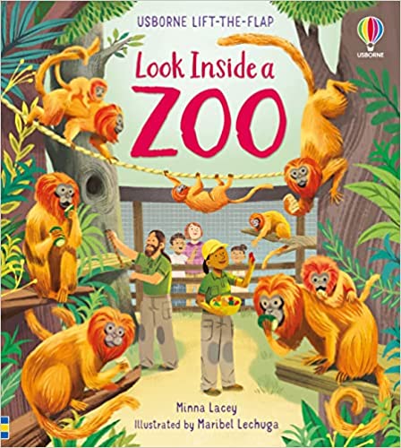 Look Inside  Look Inside a Zoo - Minna Lacey; Maribel Lechuga (Board book) 27-04-2023 