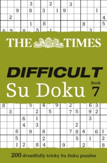 The Times Su Doku  The Times Difficult Su Doku Book 7: 200 challenging puzzles from The Times (The Times Su Doku) - The Times Mind Games (Paperback) 01-08-2013 