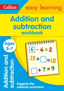 Collins Easy Learning KS1  Addition and Subtraction Workbook Ages 5-7: Ideal for home learning (Collins Easy Learning KS1) - Collins Easy Learning (Paperback) 26-06-2015 