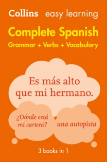 Collins Easy Learning  Easy Learning Spanish Complete Grammar, Verbs and Vocabulary (3 books in 1): Trusted support for learning (Collins Easy Learning) - Collins Dictionaries (Paperback) 14-01-2016 