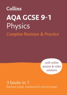 Collins GCSE Grade 9-1 Revision  AQA GCSE 9-1 Physics All-in-One Complete Revision and Practice: Ideal for the 2024 and 2025 exams (Collins GCSE Grade 9-1 Revision) - Collins GCSE (Paperback) 28-09-2021 