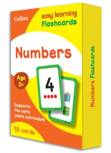 Collins Easy Learning Preschool  Numbers Flashcards: Ideal for home learning (Collins Easy Learning Preschool) - Collins Easy Learning (Cards) 24-02-2017 