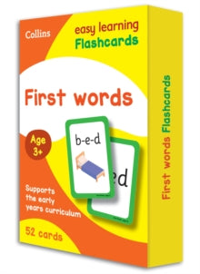 Collins Easy Learning Preschool  First Words Flashcards: Ideal for home learning (Collins Easy Learning Preschool) - Collins Easy Learning (Cards) 24-02-2017 
