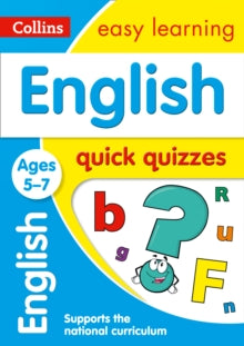 Collins Easy Learning KS1  English Quick Quizzes Ages 5-7: Ideal for home learning (Collins Easy Learning KS1) - Collins Easy Learning (Paperback) 19-01-2017 