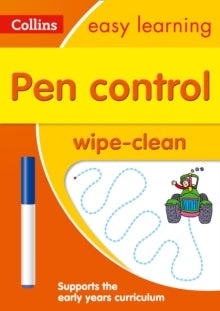 Collins Easy Learning Preschool  Pen Control Age 3-5 Wipe Clean Activity Book: Ideal for home learning (Collins Easy Learning Preschool) - Collins Easy Learning (Other book format) 13-03-2017 