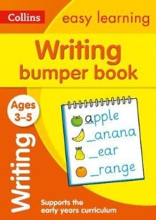 Collins Easy Learning Preschool  Writing Bumper Book Ages 3-5: Ideal for home learning (Collins Easy Learning Preschool) - Collins Easy Learning (Paperback) 22-03-2018 