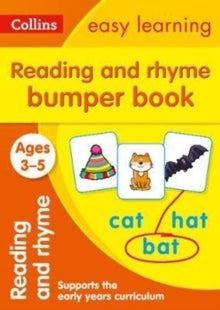 Collins Easy Learning Preschool  Reading and Rhyme Bumper Book Ages 3-5: Ideal for home learning (Collins Easy Learning Preschool) - Collins Easy Learning (Paperback) 22-03-2018 