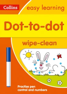 Collins Easy Learning Preschool  Dot-to-Dot Age 3-5 Wipe Clean Activity Book: Ideal for home learning (Collins Easy Learning Preschool) - Collins Easy Learning (Other book format) 06-06-2019 