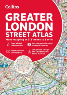 Greater London Street Atlas - Collins Maps (Paperback) 01-10-2020 