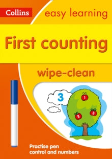 Collins Easy Learning Preschool  First Counting Age 3-5 Wipe Clean Activity Book: Ideal for home learning (Collins Easy Learning Preschool) - Collins Easy Learning (Paperback) 25-06-2020 