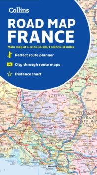 Collins Map of France - Collins Maps (Sheet map, folded) 17-03-2022 