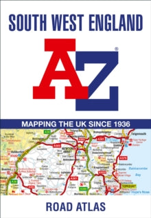 South West England A-Z Road Atlas - A-Z Maps (Paperback) 13-04-2023 