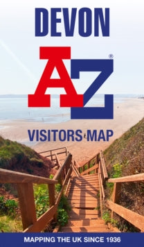 Devon A-Z Visitors Map - A-Z Maps (Sheet map, folded) 16-02-2023 