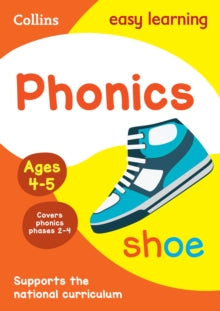 Collins Easy Learning Preschool  Phonics Ages 4-5: Ideal for home learning (Collins Easy Learning Preschool) - Collins Easy Learning (Paperback) 25-05-2023 