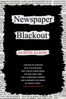 Newspaper Blackout - Austin Kleon (Paperback) 01-05-2010 