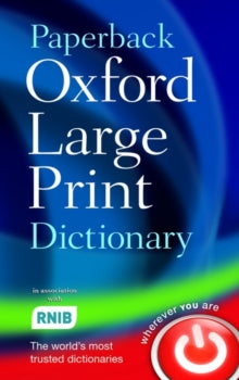 Paperback Oxford Large Print Dictionary - Oxford Languages (Paperback) 09-08-2007 