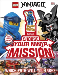 LEGO NINJAGO Choose Your Ninja Mission: With NINJAGO Jay minifigure - Simon Hugo (Hardback) 02-04-2020 