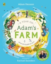 A Year on Adam's Farm - Adam Henson; Rachael Saunders (Board book) 11-03-2021 