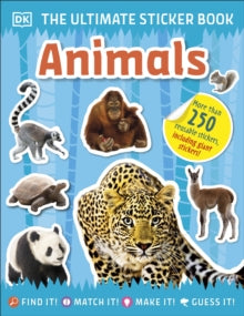 Ultimate Sticker Book Animals - DK (Paperback) 07-01-2021 