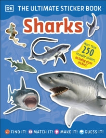Ultimate Sticker Book Sharks - DK (Paperback) 06-05-2021 