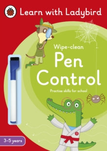 Learn with Ladybird  Pen Control: A Learn with Ladybird Wipe-Clean Activity Book 3-5 years: Ideal for home learning (EYFS) - Ladybird (Paperback) 31-03-2022 