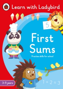 Learn with Ladybird  First Sums: A Learn with Ladybird Activity Book 3-5 years: Ideal for home learning (EYFS) - Ladybird (Paperback) 31-03-2022 
