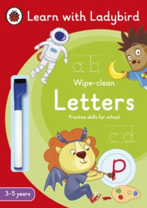 Learn with Ladybird  Letters: A Learn with Ladybird Wipe-Clean Activity Book 3-5 years: Ideal for home learning (EYFS) - Ladybird (Paperback) 31-03-2022 