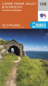 OS Explorer Map 108 Lower Tamar Valley and Plymouth - Ordnance Survey (Sheet map, folded) 16-09-2015 
