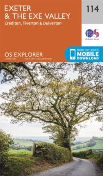 OS Explorer Map 114 Exeter and the Exe Valley - Ordnance Survey (Sheet map, folded) 16-09-2015 