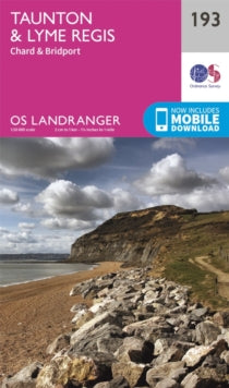 OS Landranger Map 193 Taunton & Lyme Regis, Chard & Bridport - Ordnance Survey (Sheet map, folded) 24-02-2016 