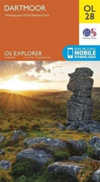 OS Explorer OL 28 Dartmoor - Ordnance Survey (Sheet map, folded) 03-06-2021 