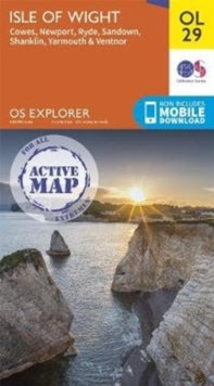 OS Explorer Active OL29 Isle of Wight -  (Sheet map, folded) 14-05-2019 