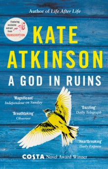 A God in Ruins: Costa Novel Award Winner 2015 - Kate Atkinson (Paperback) 31-12-2015 Winner of Costa Novel Award 2015. Short-listed for British Book Industry Awards Fiction Book of the Year 2016 and Saltire Society Scottish Fiction Book of the Year A