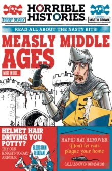 Horrible Histories  Measly Middle Ages (newspaper edition) - Terry Deary; Martin Brown (Paperback) 03-06-2021 