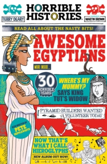 Horrible Histories  Awesome Egyptians (newspaper edition) - Terry Deary; Peter Hepplewhite; Martin Brown (Paperback) 05-01-2023 