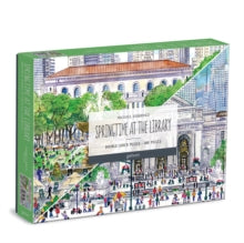Michael Storrings Springtime at the Library 500 Piece Double-Sided Puzzle - Galison; Michael Storrings (Jigsaw) 22-07-2021 