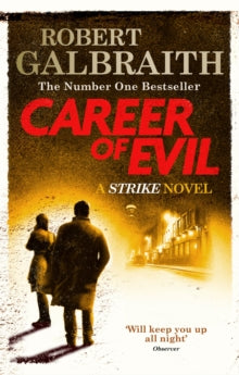 Career of Evil: Cormoran Strike Book 3 - Robert Galbraith (Paperback) 21-04-2016 Winner of Audies Award 2016 (UK) and Dead Good Award 2016 (UK). Short-listed for Audible Sounds of Crime Award at Crimefest 2016 (UK). Long-listed for Theakstons Old Pec