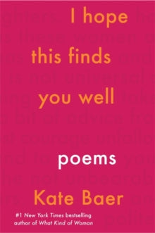 I Hope This Finds You Well - Kate Baer (Paperback) 11-11-2021 