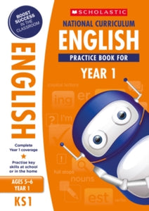 100 Practice Activities  National Curriculum English Practice Book for Year 1 - Scholastic (Paperback) 26-06-2014 