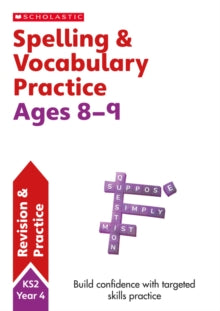 Scholastic English Skills  Spelling and Vocabulary Workbook (Ages 8-9) - Pam Dowson (Paperback) 03-03-2016 