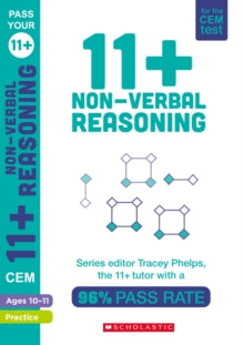 Pass Your 11+  11+ Non-Verbal Reasoning Practice and Assessment for the CEM Test Ages 10-11 - Tracey Phelps (Paperback) 02-07-2020 