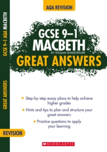 GCSE 9-1 Great Answers  Macbeth - Richard Durant; Cindy Torn (Paperback) 03-12-2020 